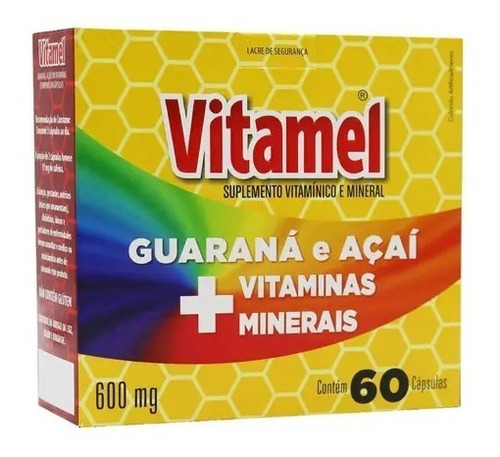 Vitamel Suplemento Vitamínico E Mineral 60 Cáps