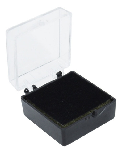 50 Caixinhas De Acrílico Com Espuma Para Anel - 4 X 4 Cm