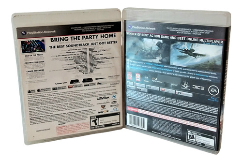 Jogos Ps3 Original Dj Hero2 E Battlefild 3 (Usado)