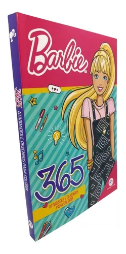 Livro 365 Desenhos para Colorir Barbie