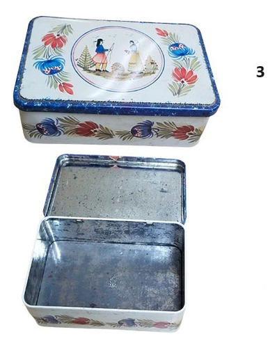 Lata - Caja Metalica - Contenedor De Colección - Vintage (Usado)