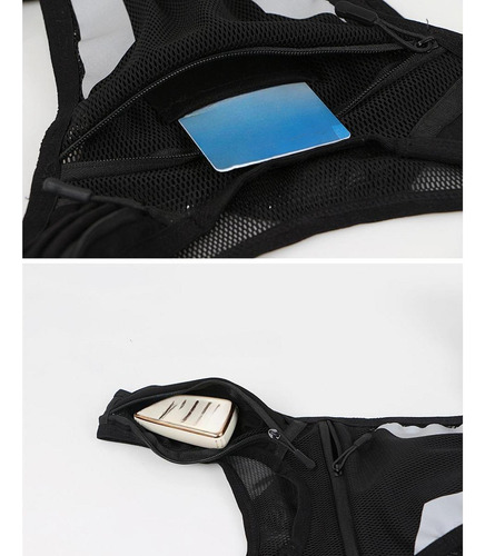 Chaleco Para Correr, Chaleco De Hidratación, Bolsa De Negro