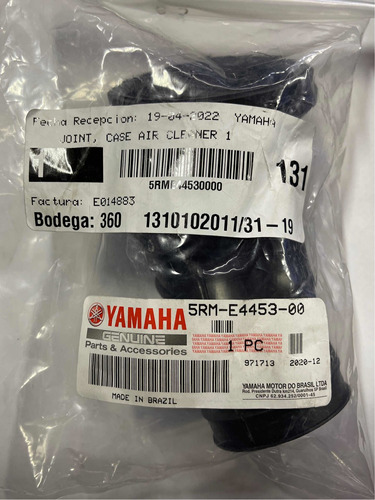 Insulador De Carburador Original Yamaha Xtz125 2003-2012