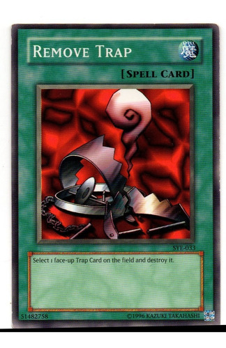 Remove Trap Carta  Yu-gi-oh! 