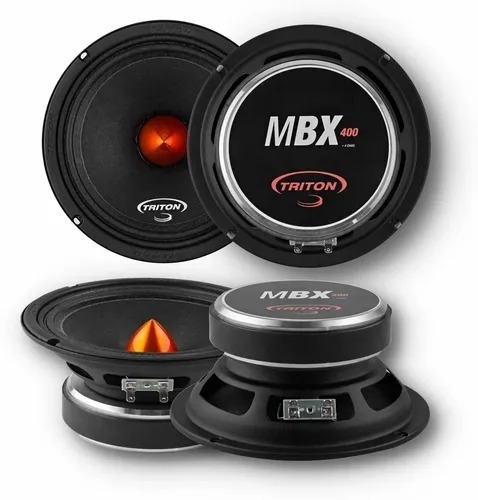 Par De Medios Triton Mbx400 Pro 6 Pulgadas 400w Rms 4 Ohms