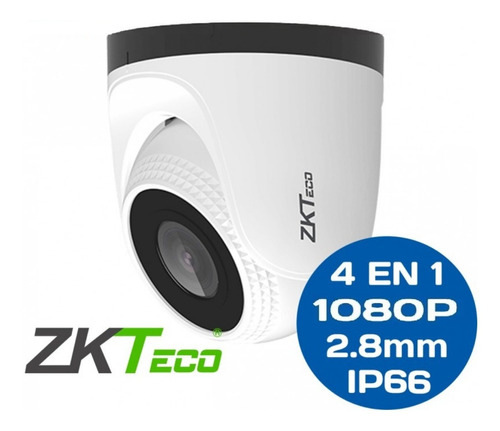 Camara Domo 1080p 2mpx Zkteco Es32b11b Multiformato 4 En 1