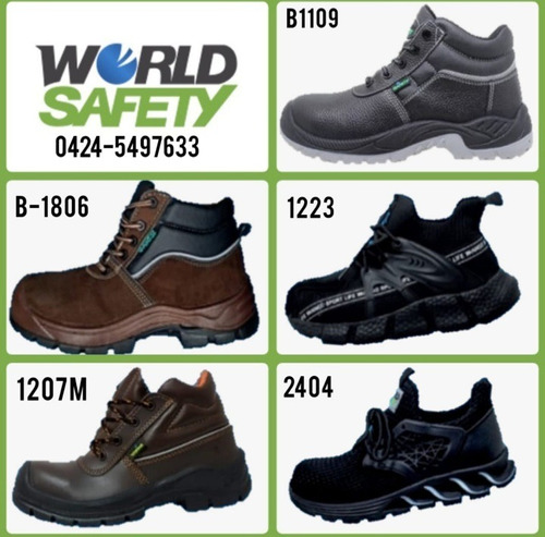 Calzado De Seguridad Marca World Safety (botas Y Zapatos)