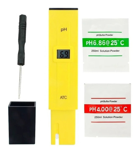 Imagen 2 de 6 de Medidor De Ph Digital Agua Tester Peachimetro Liquidos 14 Ph