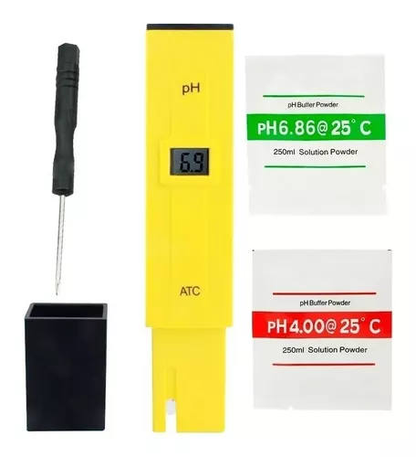 Medidor De Ph Digital Agua Tester Peachimetro Liquidos 14 Ph