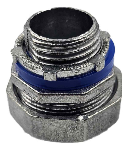 5 Pzs Conector Recto Para Tubo Liquidtight Aluminio 1/2 PuLG