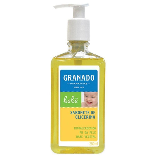 Kit 6 Sabonetes Granado Bebê Glicerina Líquido 250ml Cada