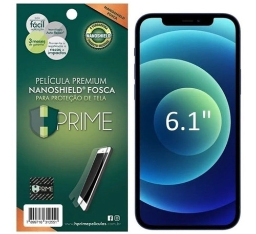 Imagem 1 de 2 de Pelicula Hprime Apple iPhone 12/12 Pro 6.1 Nanoshield Fosca