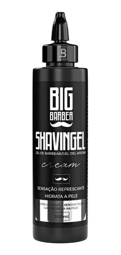 Kit 12x Shaving Gel De Barbear Cream 300ml - Big Barber