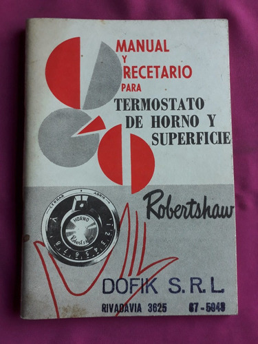 Manual Y Recetario Para Termostato De Horno Robertshaw