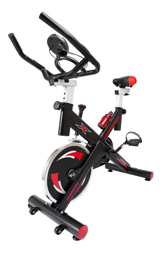 Bicicleta ergométrica Yangfit Spinning com roda inércia cor preto