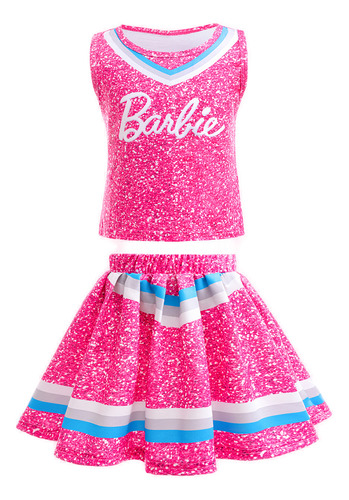 Conjunto De Falda De Princesa Barbie Para Niñas, Traje Festi