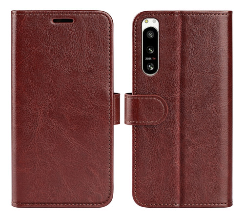 R64 Texture Leather Case For Sony Xperia 5 Iv