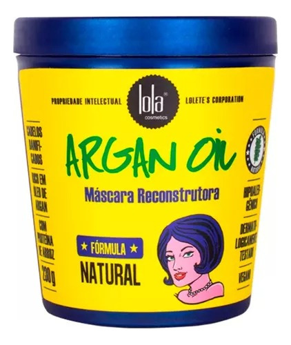 Lola Argan Oil Mascara Cabellos Dañados Reparadora 230ml 