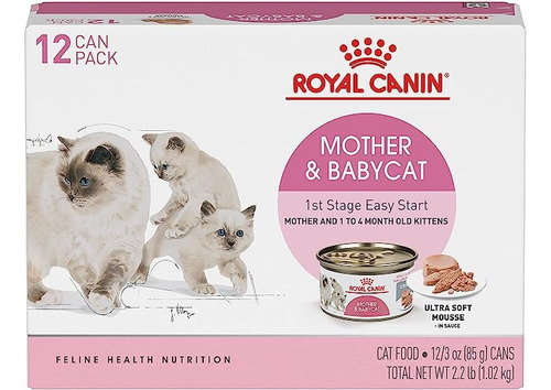 Comida Para Gato Mousse Ultra Suave Royal Canin 12 Latas