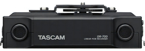 Gravador Digital Tascam Dr-70d Multi-track Com Mic Integrado Cor Preto Voltagem 110v/220v