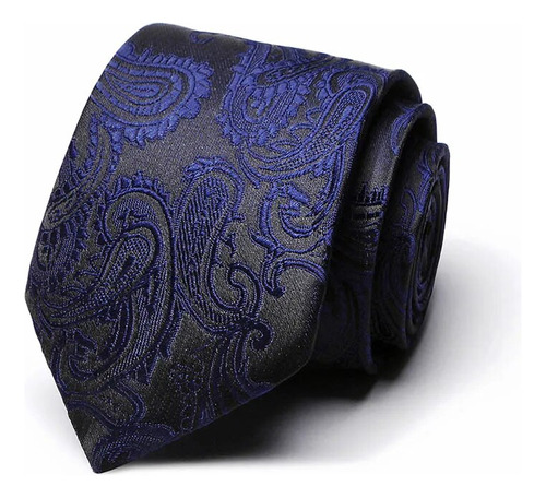 Corbata De Seda Delgada Con Estampado Floral De 7,5 Cm, Corb