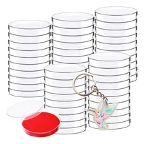 Comprar 50ps Placas Petri Plástico Con Tapa Placas Petri Estériles