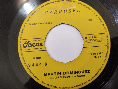 Vinilo Single De Martín Domínguez Primavera (a156