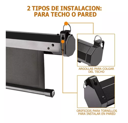 Pantalla Manual Para Proyector Pared 120 Pulgadas Femmto