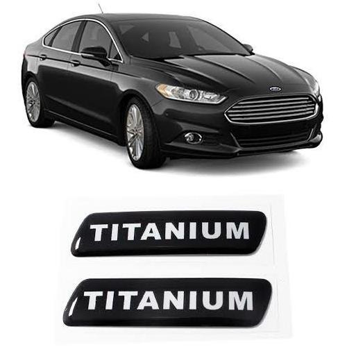 Par Emblemas Insignias Titanium Focus Fiesta Fusion Ecosport