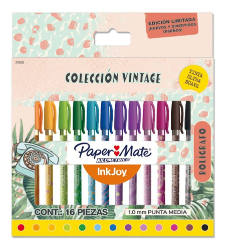 Paper Mate 02152223 Boligrafo Papermate 100st X16 Vintage