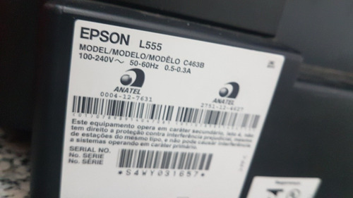 Impressora Multifuncional Epson L555 Para Retirada De Peças