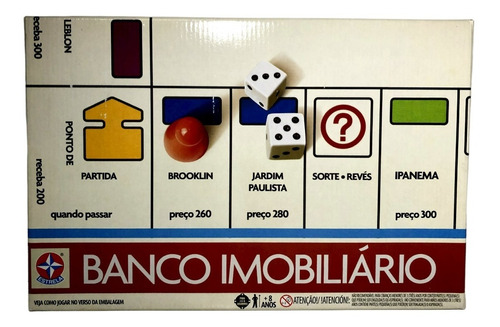 Edição Especial - Jogo Banco Imobiliário Retrô Original