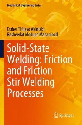 Libro Solid-state Welding: Friction And Friction Stir Wel...