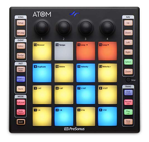 Presonus Controlador Con Botones Midi Atom