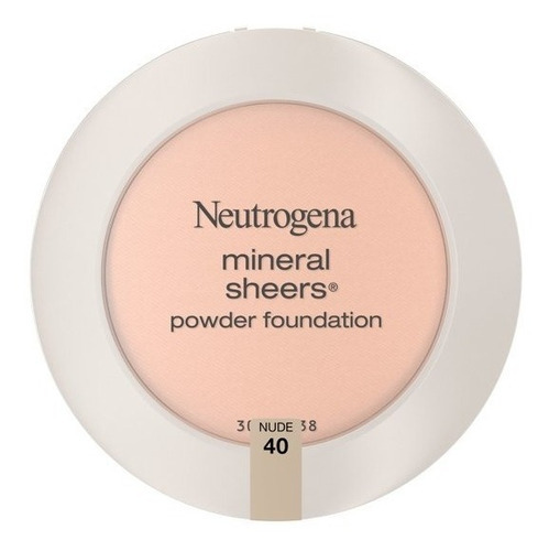 Neutrogena Base De Maquillaje En Polvo Compacto Mineral Color 40 Nude