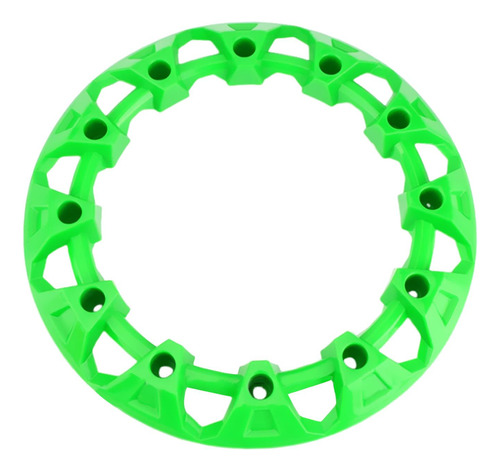 Generic Atv Rueda Llanta Cubo Protección Verde 10 Pulgadas