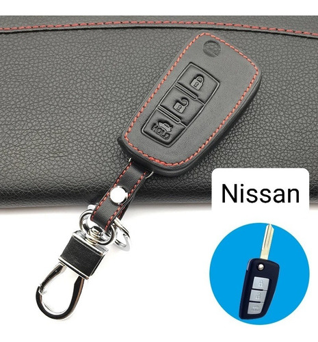 Applicable To Funda De Cuero For Llave De Coche Nissan