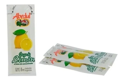 Jugo De Limón En Sobres Individuales X50 Pouch