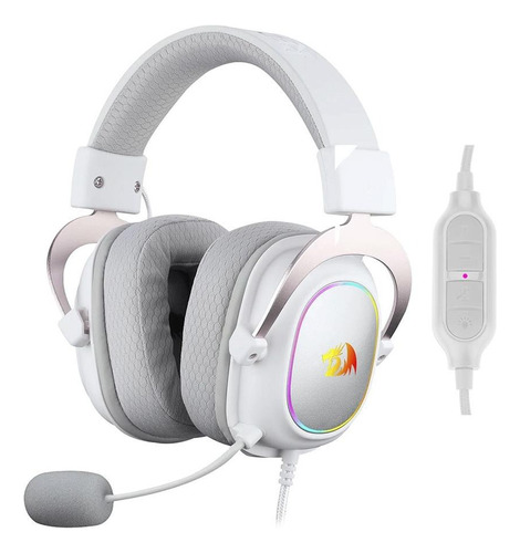 Auriculares Gamer Redragon Zeus X H510w-rgb  White Rgb