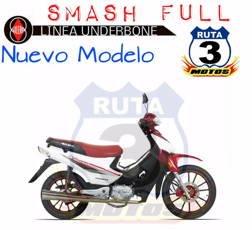 Imagen 3 de 14 de Gilera Smash 110 Full Sin Anticipo 18 Cuotas Ruta 3 Motos