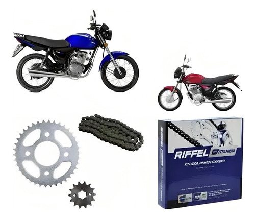 Kit Transmision Riffel Cg 150 S2 Hj 125 Rx Z7 39/15 C/bujes 