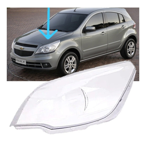 Imagen 2 de 5 de Lente Optica Chevrolet Agile 2009 2010 2011 2012 2013