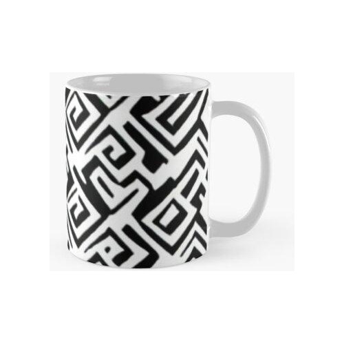 Taza El Laberinto Angular Calidad Premium