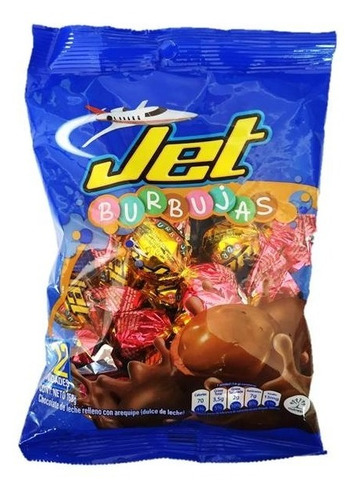 Chocolate Jet Burbuja - Bolsa X 12 Und