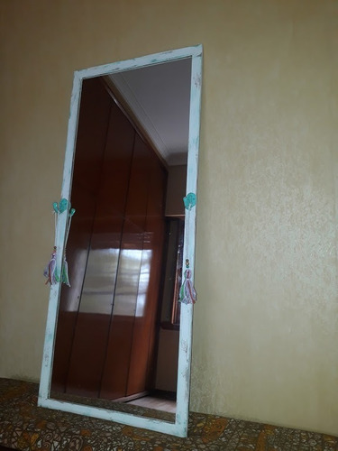 Espejo De Pared Colgante Con Perchero Vintage