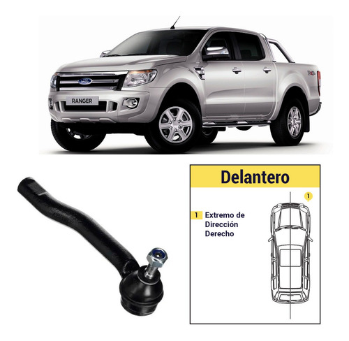 Terminal De Dirección Derecho Ford Ranger 2015