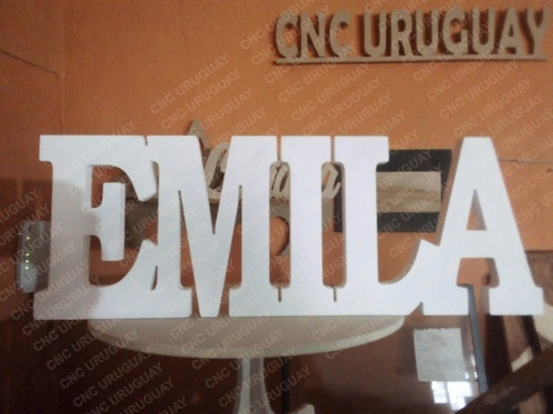 Imagen 2 de 10 de Letras En Madera Mdf 16 Cm Para Decoración - Letras Pintadas