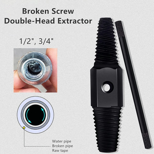 Herramienta Universal Para Perforar Tubos Rotos Con Dos Punt