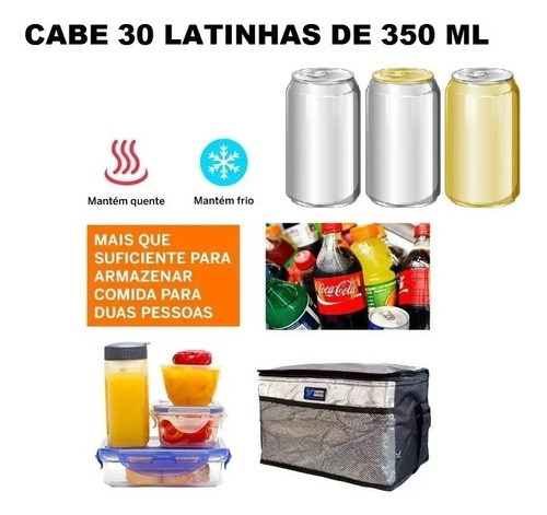 Bolsa Lancheira Térmica Yepp 24 Litros Sacola Transversal