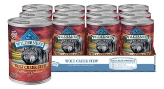 Blue Buffalo Wilderness Wolf Creek Stews Salmon , Pack Of 12